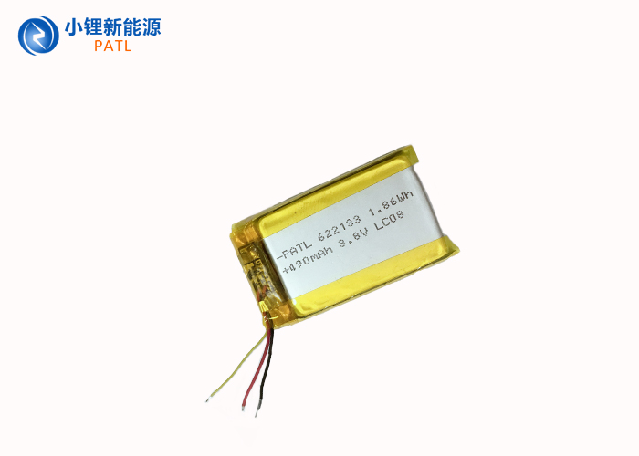 Polymer lithium battery PATL622133-490mAh